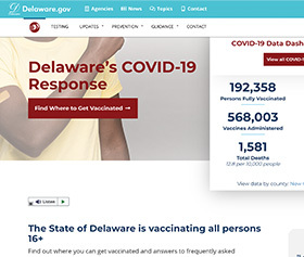Image of the Coronavirus Website