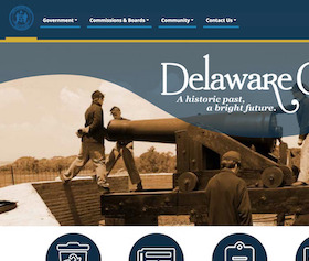 Image of the Delaware City Website