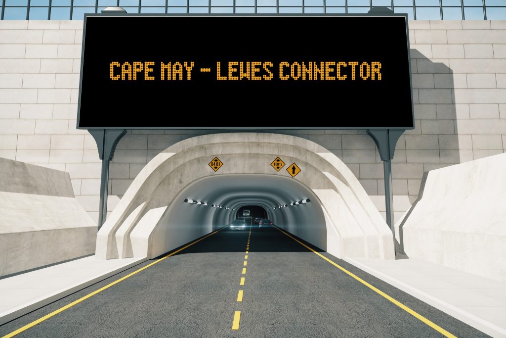 Cape May - Lewes Connector April Fools Graphic