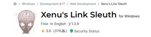 Image of the masthead of the Xenu's Link Sleuth software