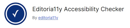 Editorially Accessibility Checker logo.