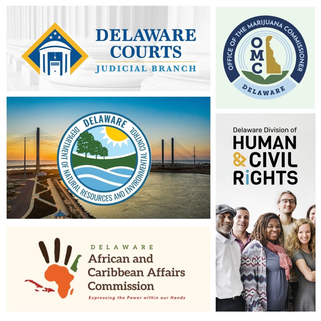 collage of logo designs created by GIC